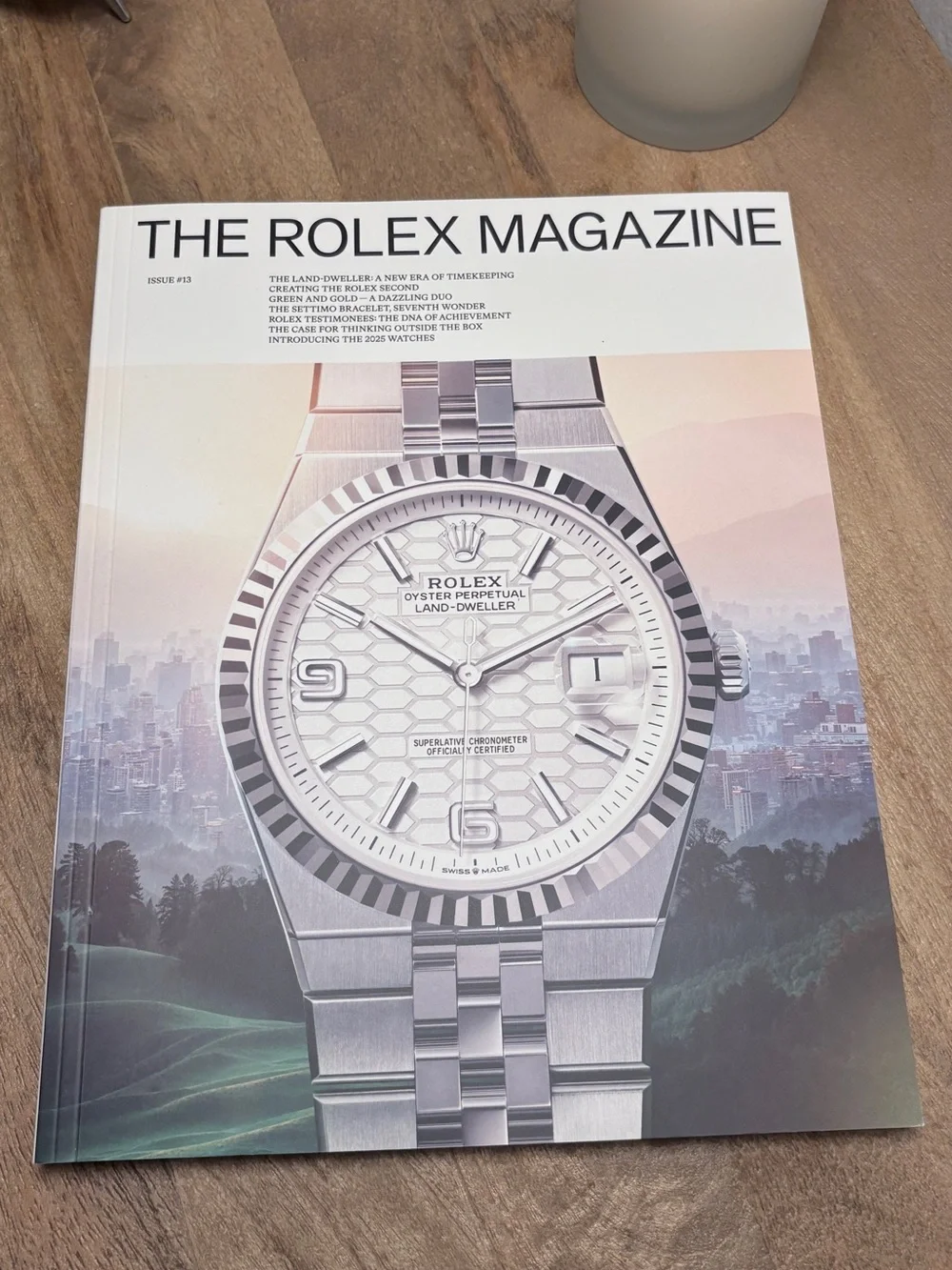 Rolex Silver and White Men's Watch Cover Image